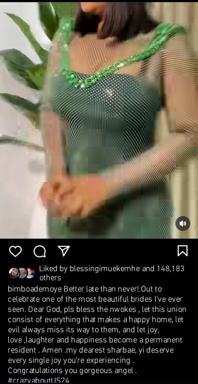 Bimbo Ademoye prays for Sharon Ooja